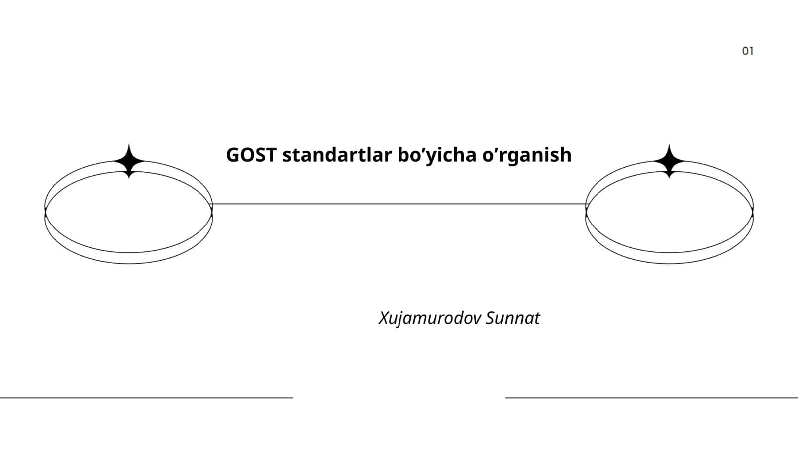 GOST standartlar bo'yicha oʼrganish 1