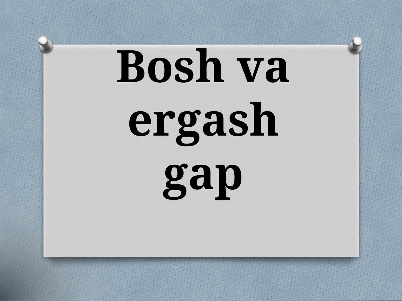 Boshvaergashgap 1