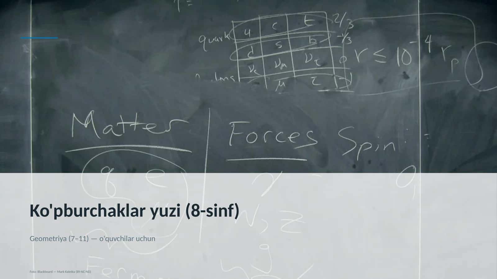 Ko'pburchaklar yuzi (8-sinf) 1
