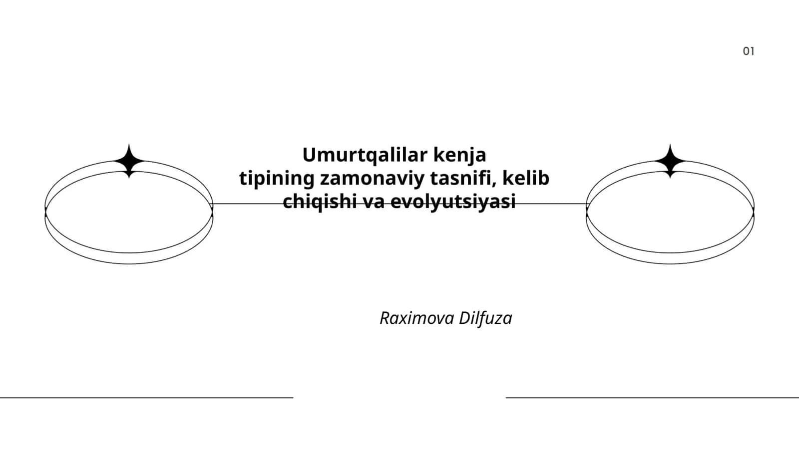 Umurtqalilar kenja tipining zamonaviy tasnifi, kelib chiqishi va evolyutsiyasi 1