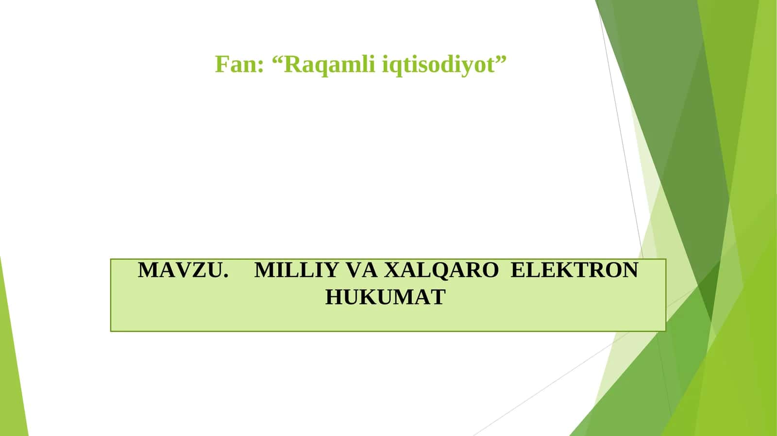 Elektronhukumat tushunchasi va vazifalari 1