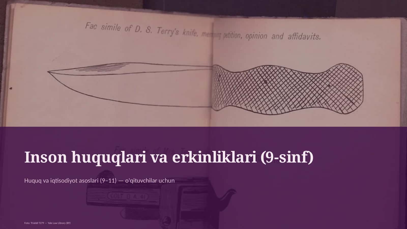 Inson huquqlari va erkinliklari (9-sinf) 1