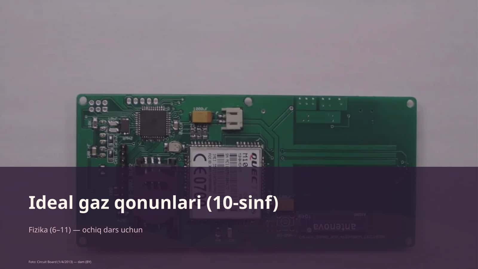 Ideal gaz qonunlari (10-sinf) 1
