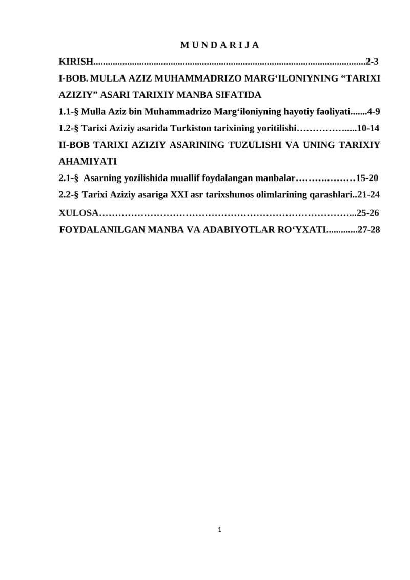 Tarixi Aziziy asari 1
