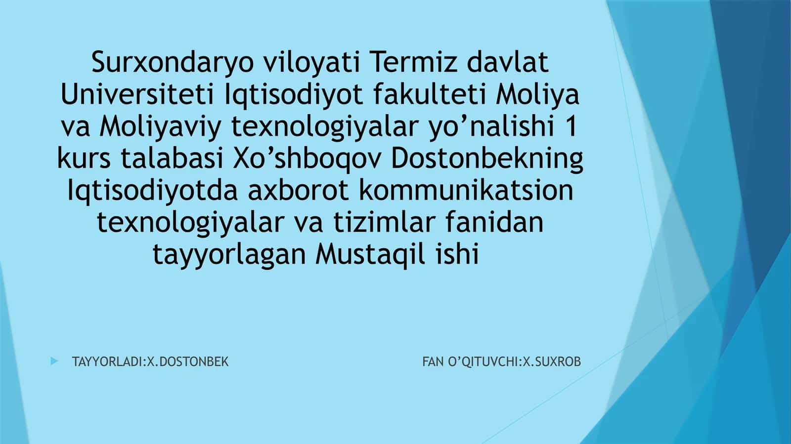 Axborot–kommunikatsiyatexnologiyalari MAHSULOTLARI 1