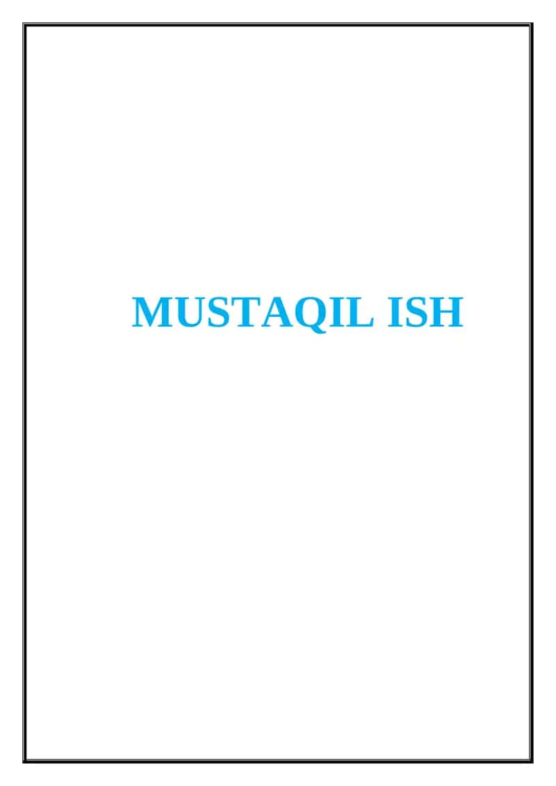 MUSTAQIL ISH YOSH O'QITUVCHI HARAKATIDAGI TIPIK XATOLAR VA ULARNI TUZATISH YO'LLARI 1