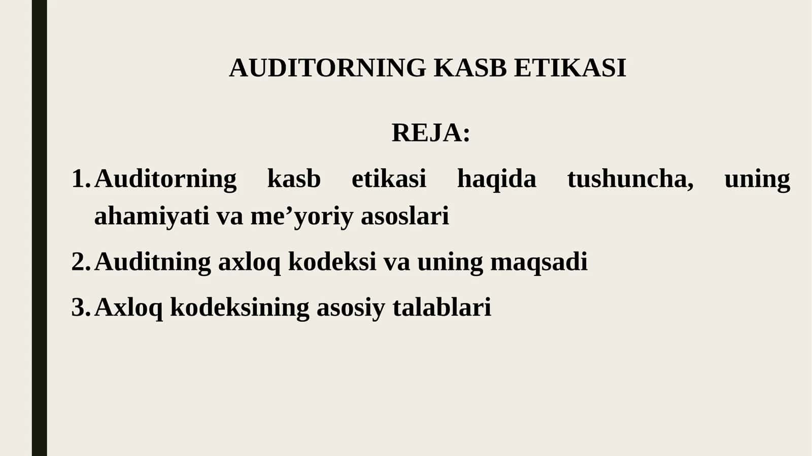 AUDITORNING KASB ETIKASI 1