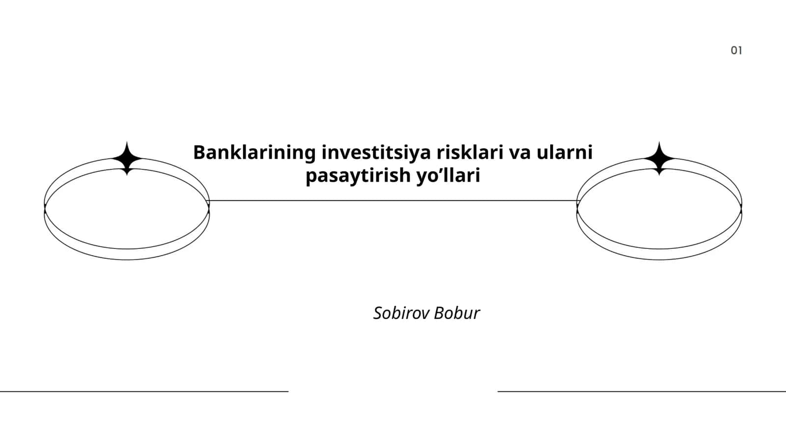 Banklarining investitsiya risklari va ularni pasaytirish yoʼllari 1