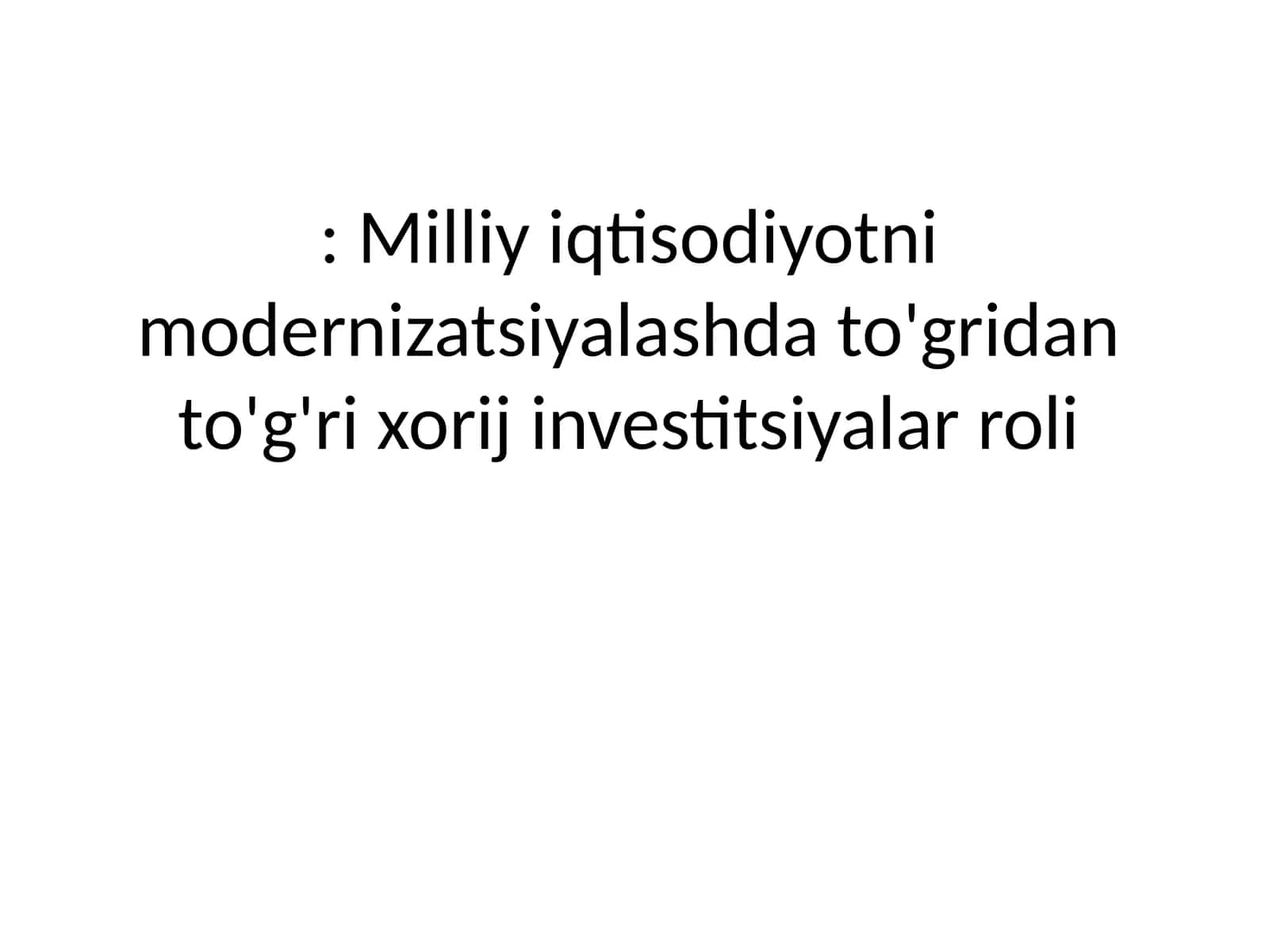 Investitsiyalar 1