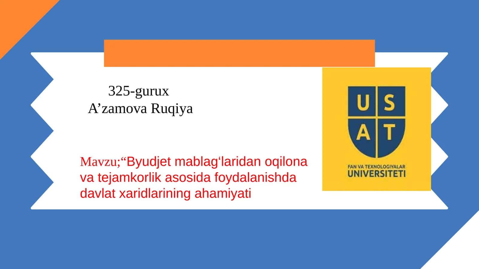 Byudjet mablag‘laridan foydalanish strategiyalari 1