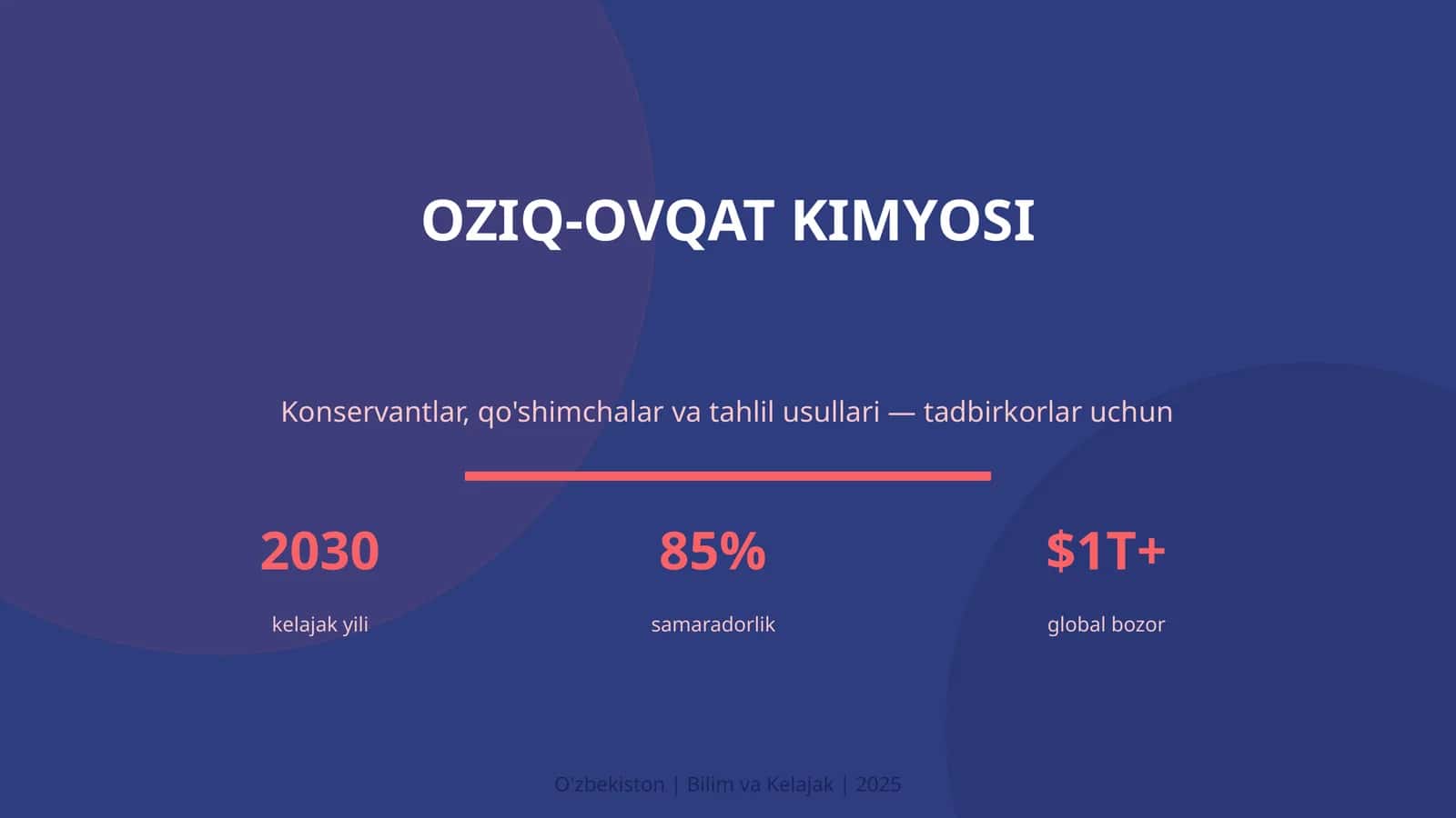 Oziq-ovqat kimyosi 1