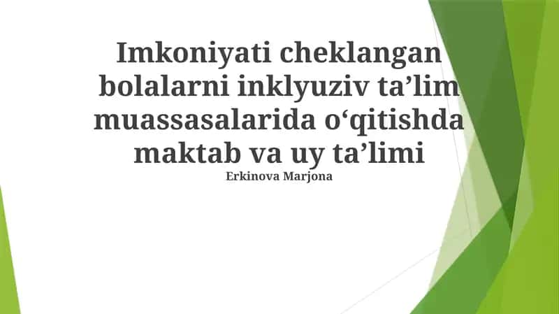 O'qituvchilarning roli 1