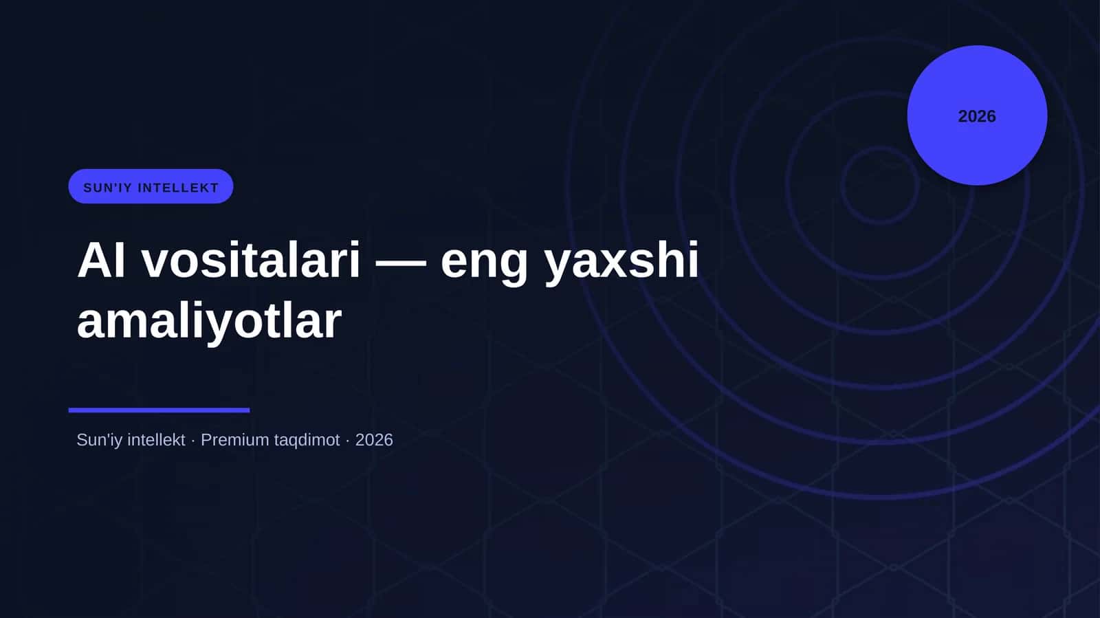 AI vositalari — eng yaxshi amaliyotlar 1