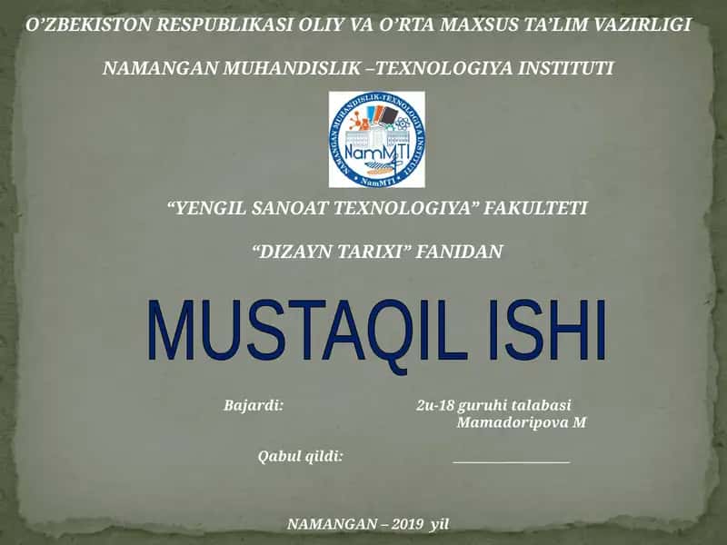 Keramika va sop o‘ldan tayyorlangan buyumlar 1