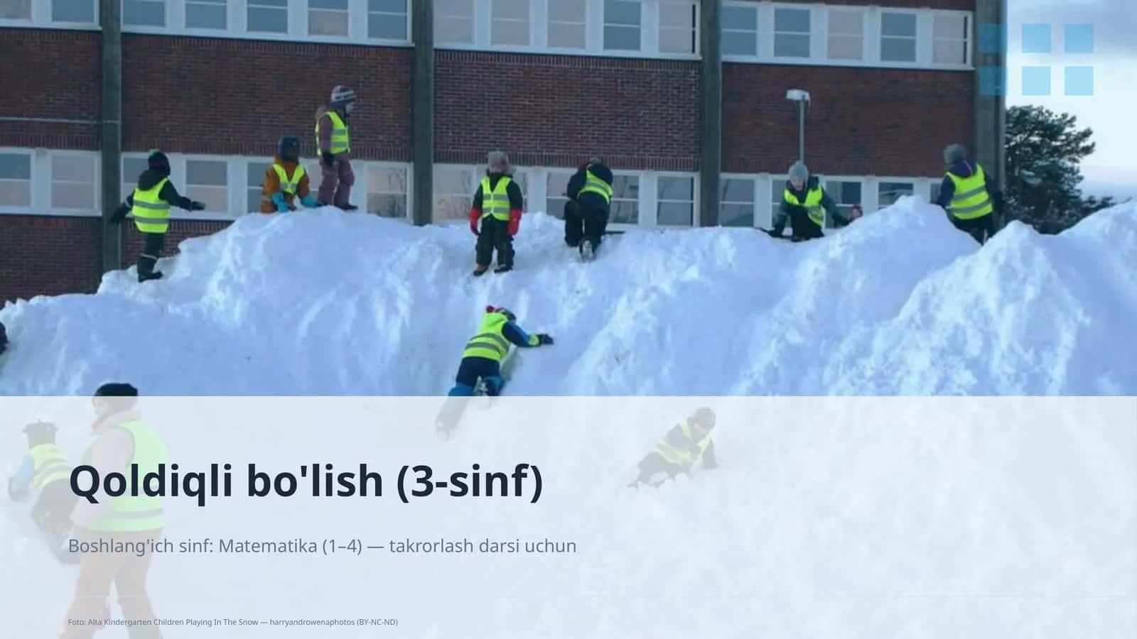 Qoldiqli bo'lish (3-sinf) 1