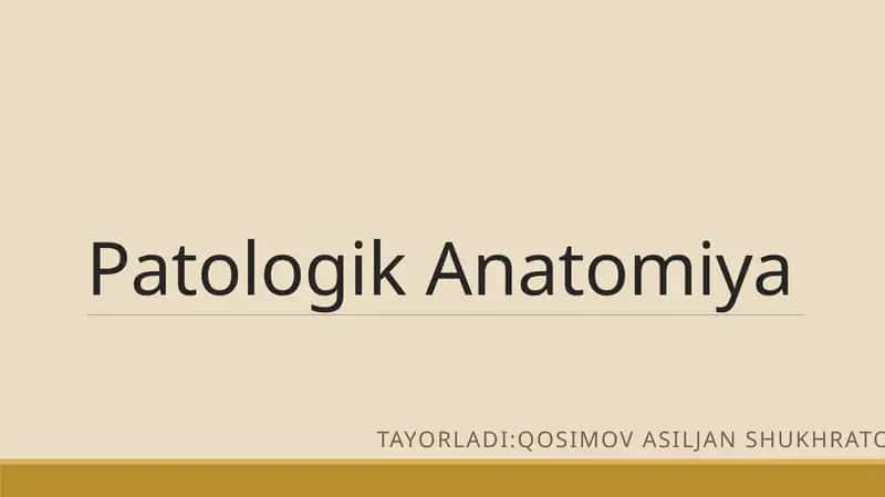 PatologikAnatomiya 1