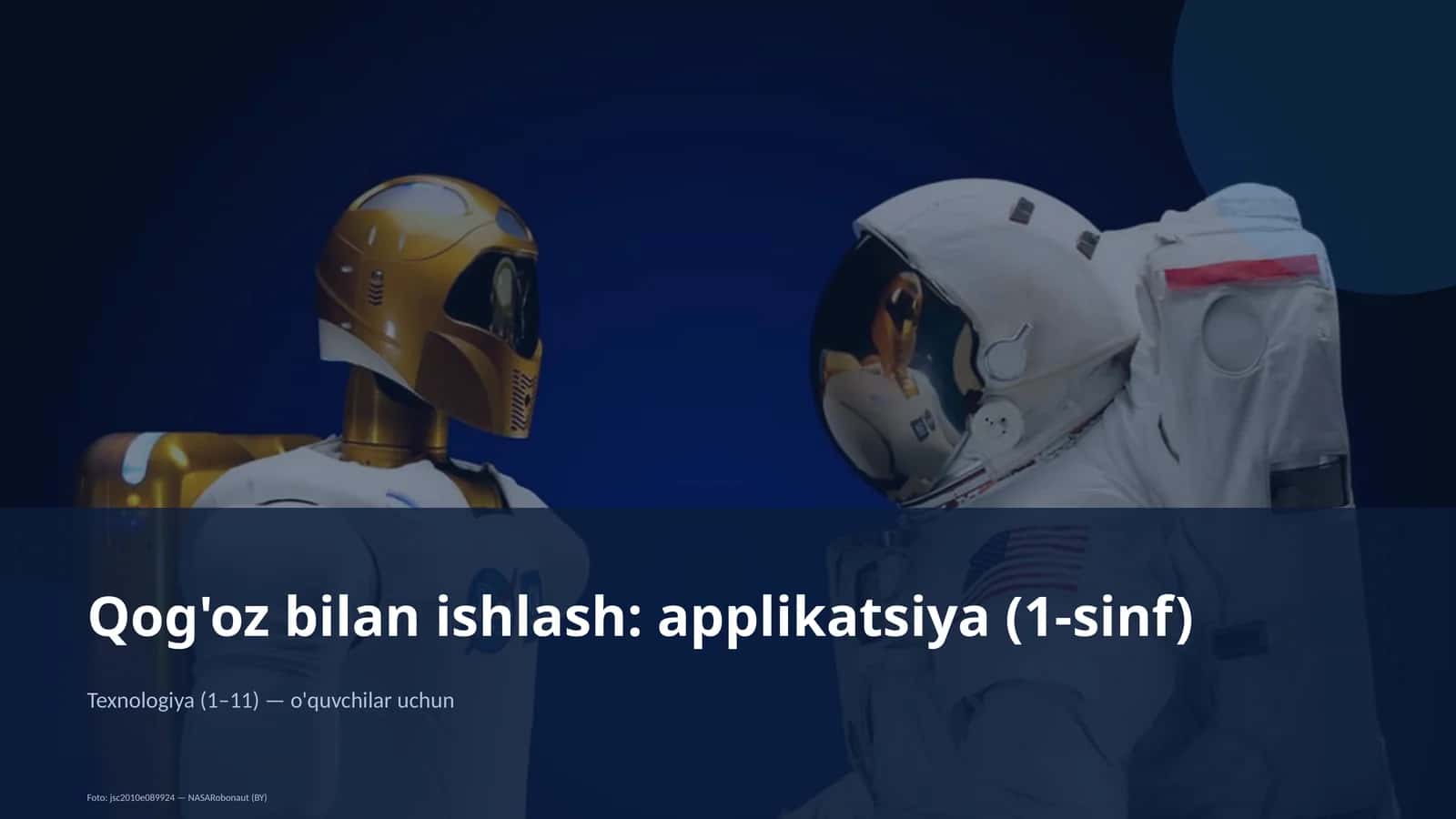 Qog'oz bilan ishlash: applikatsiya (1-sinf) 1