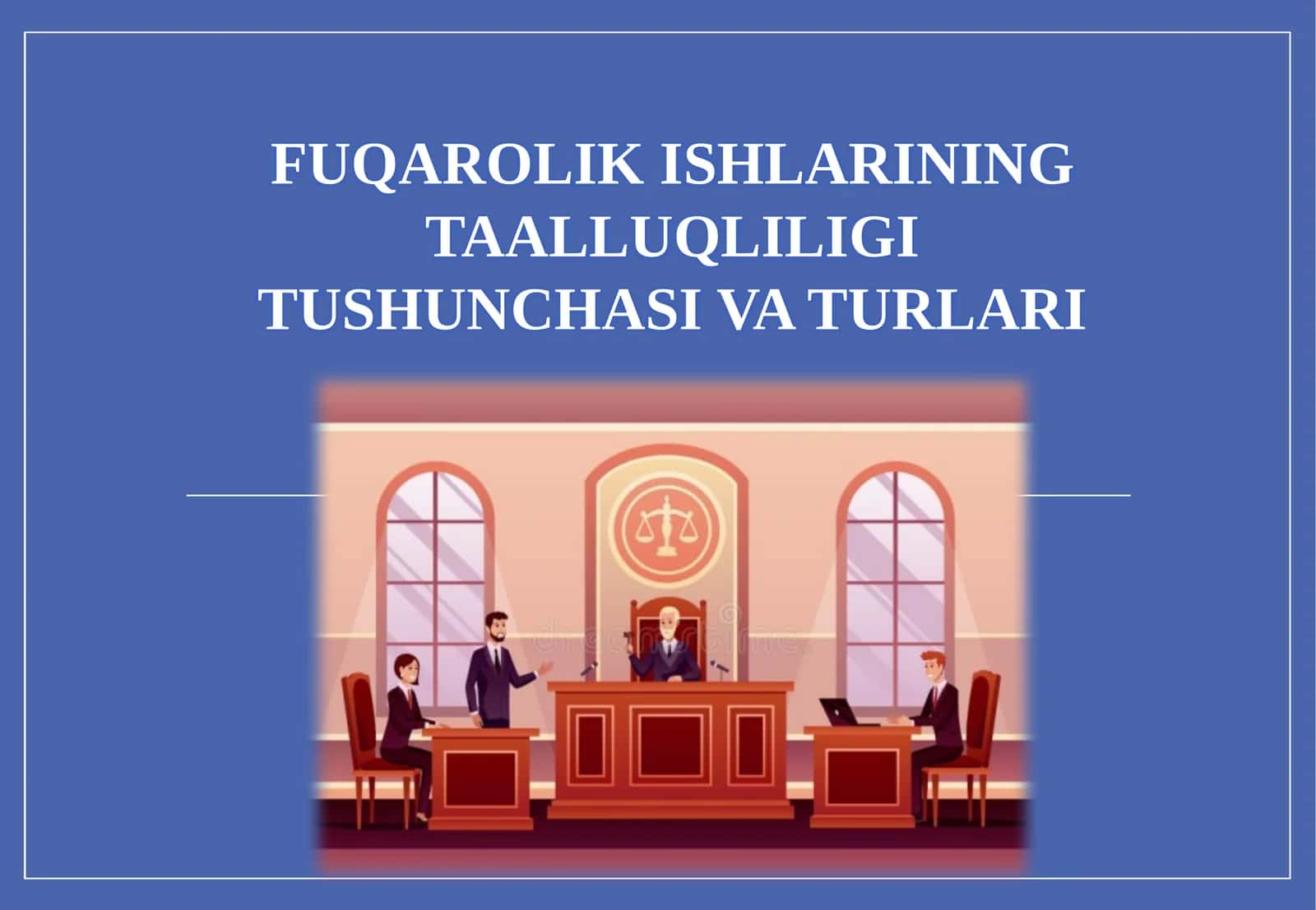 FUQAROLIK ISHLARINING TAALLUQLILIGI TUSHUNCHASI VA TURLARI 1