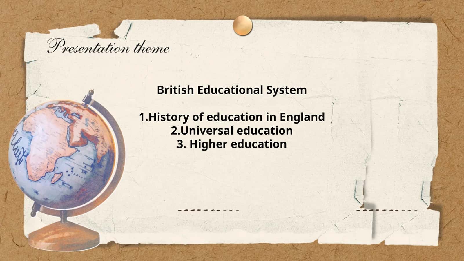 British Educational System 1