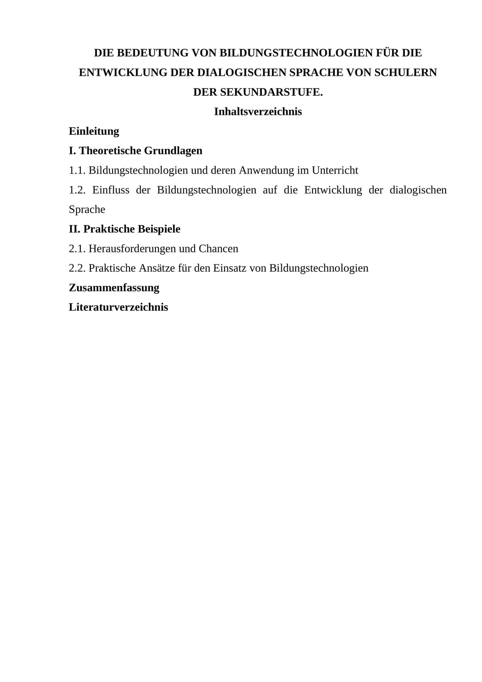 Bedeutung von Bildungstechnologien für die Entwicklung der dialogischen Sprache von Schülern der Sekundarstufe 1