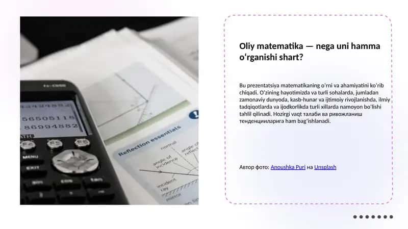 Oliy matematika 1