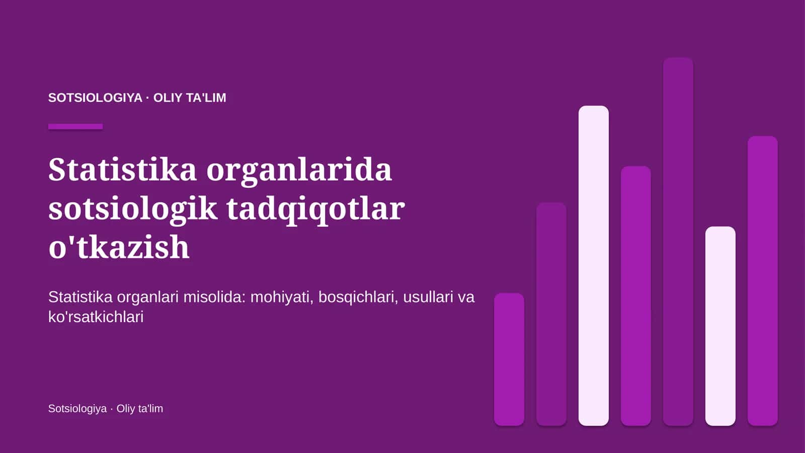 statistika organlarida sotsiologik tadqiqotlar o'tkazish 4100 1