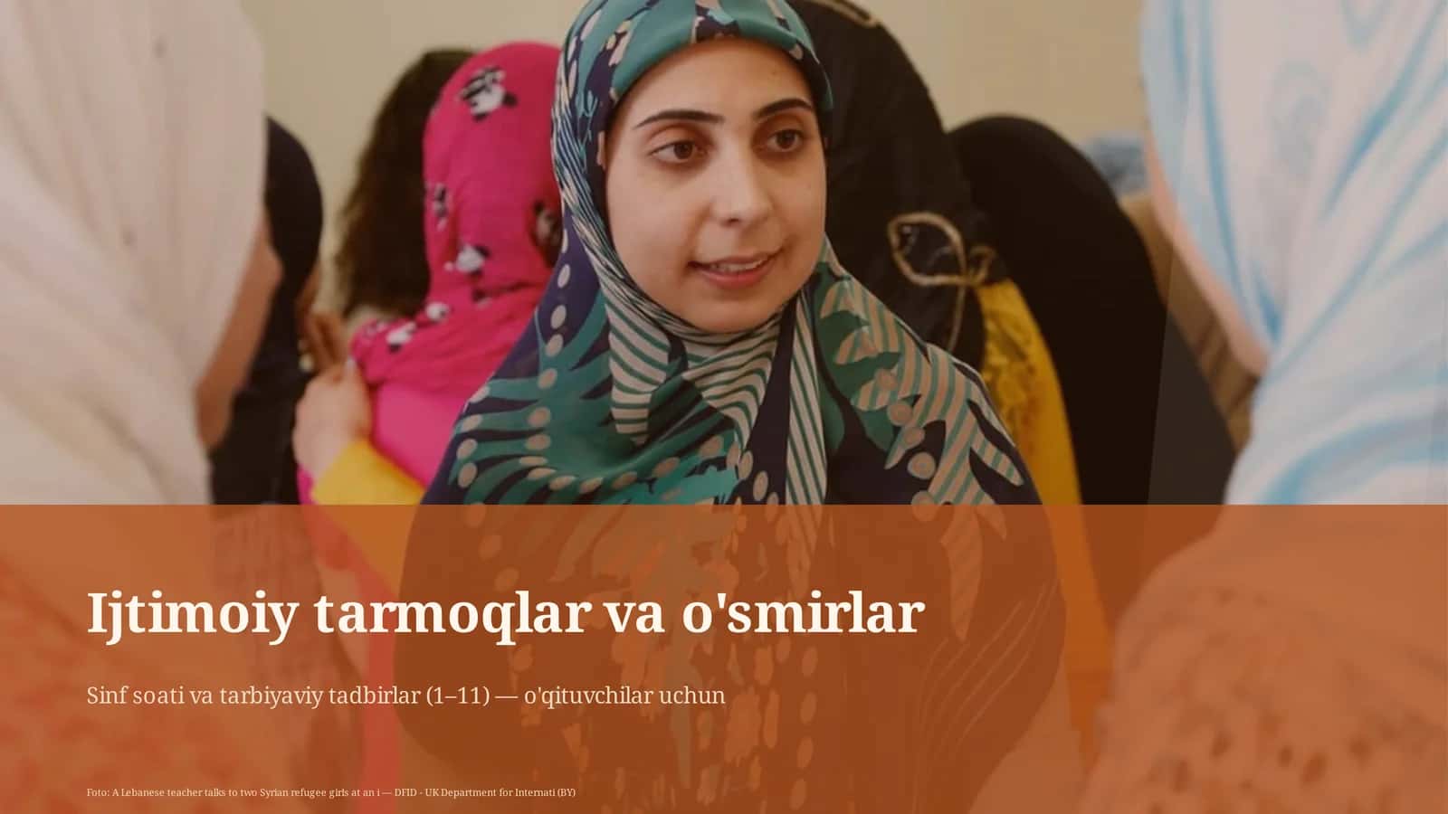 Sinf soati va tarbiyaviy tadbirlar (1–11) — o'qituvchilar uchun 1