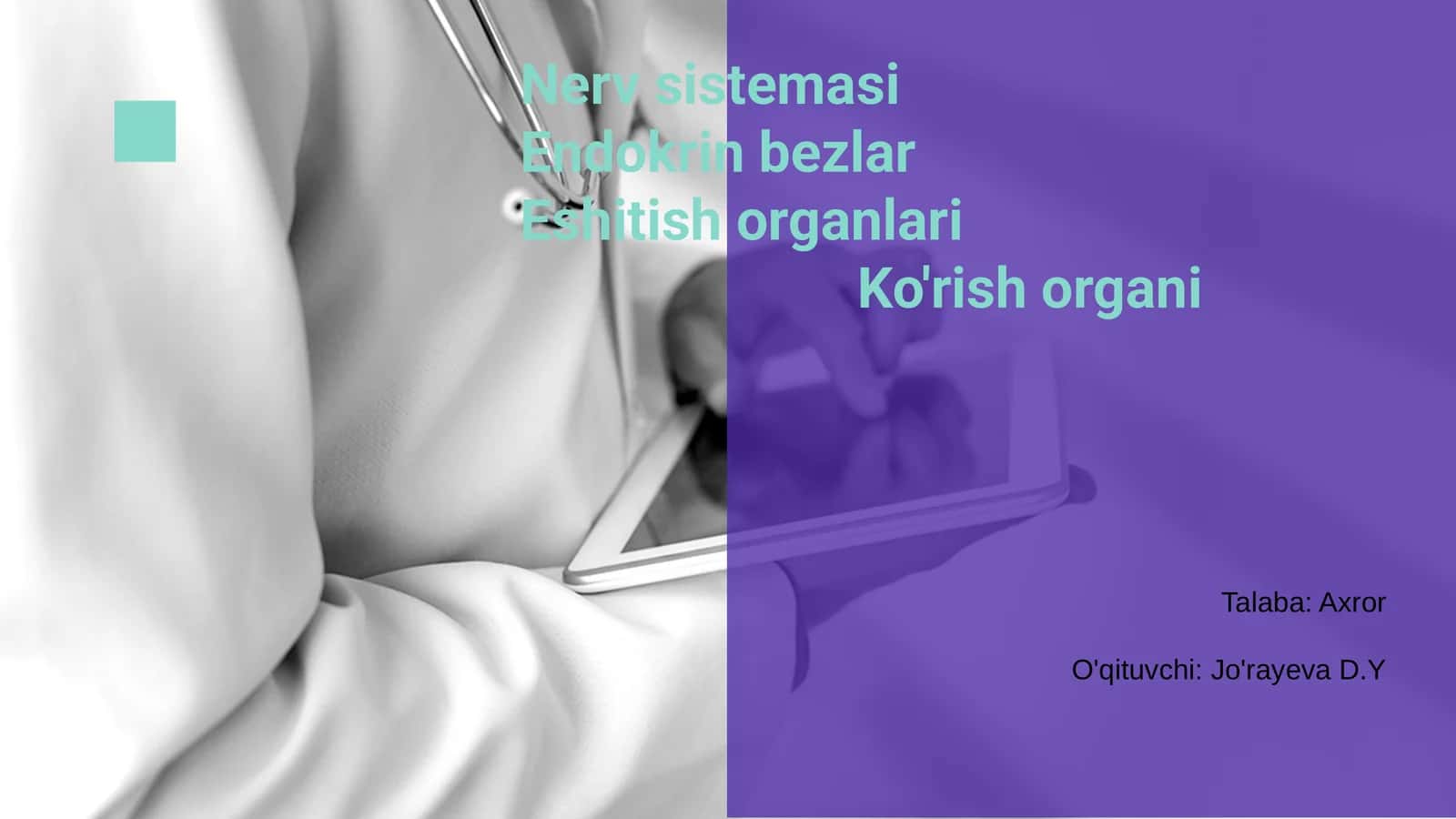 Nerv sistemasi 1