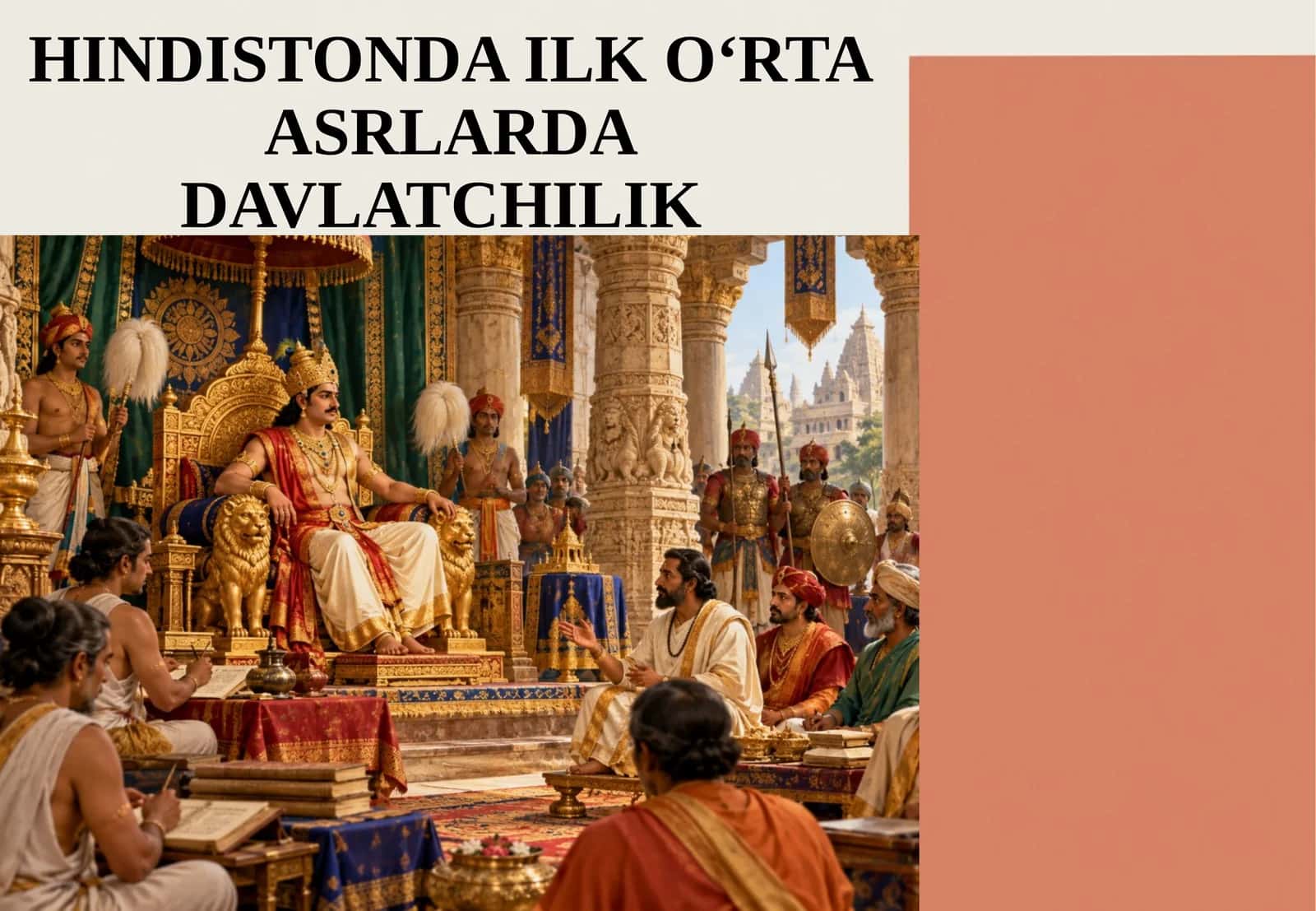 HINDISTONDA ILK O‘RTA ASRLARDA DAVLATCHILIK 1