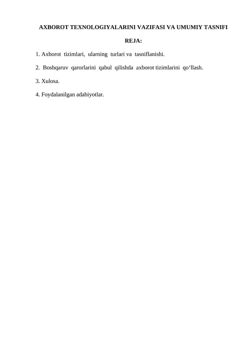 Axborot Texnologiyalari 1