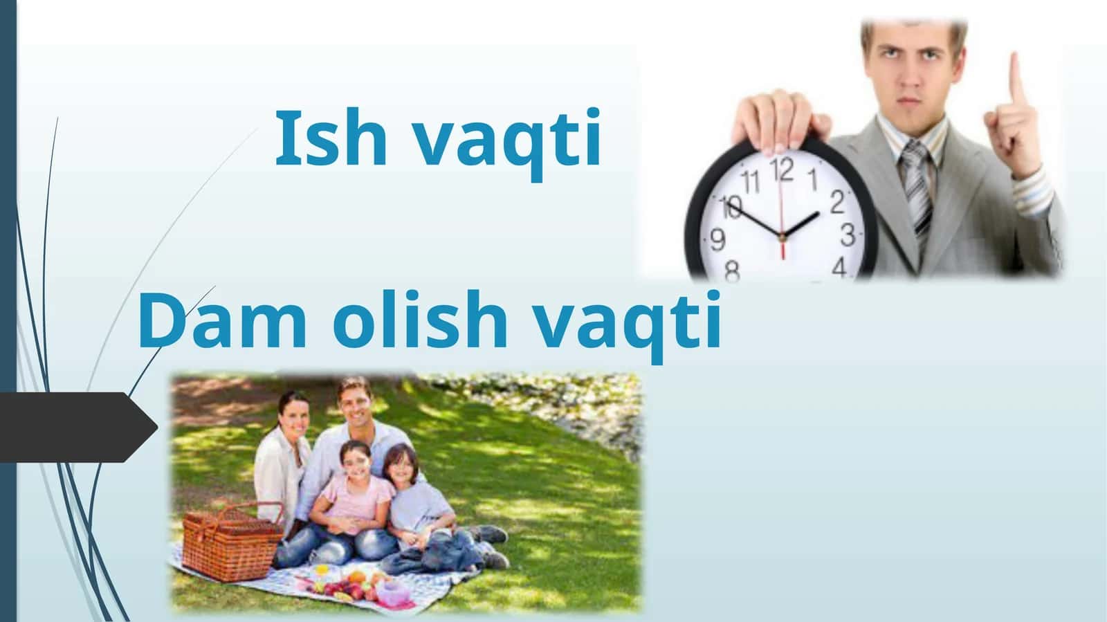 Ish  vaqti  Dam olish vaqti 1