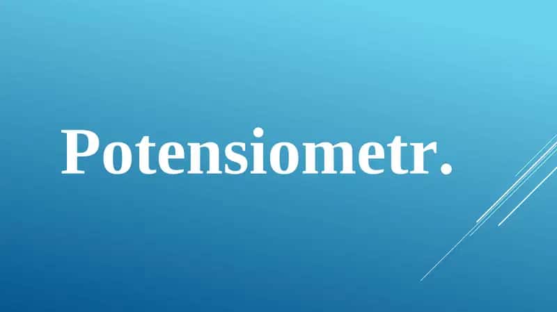 Potensiometr 1