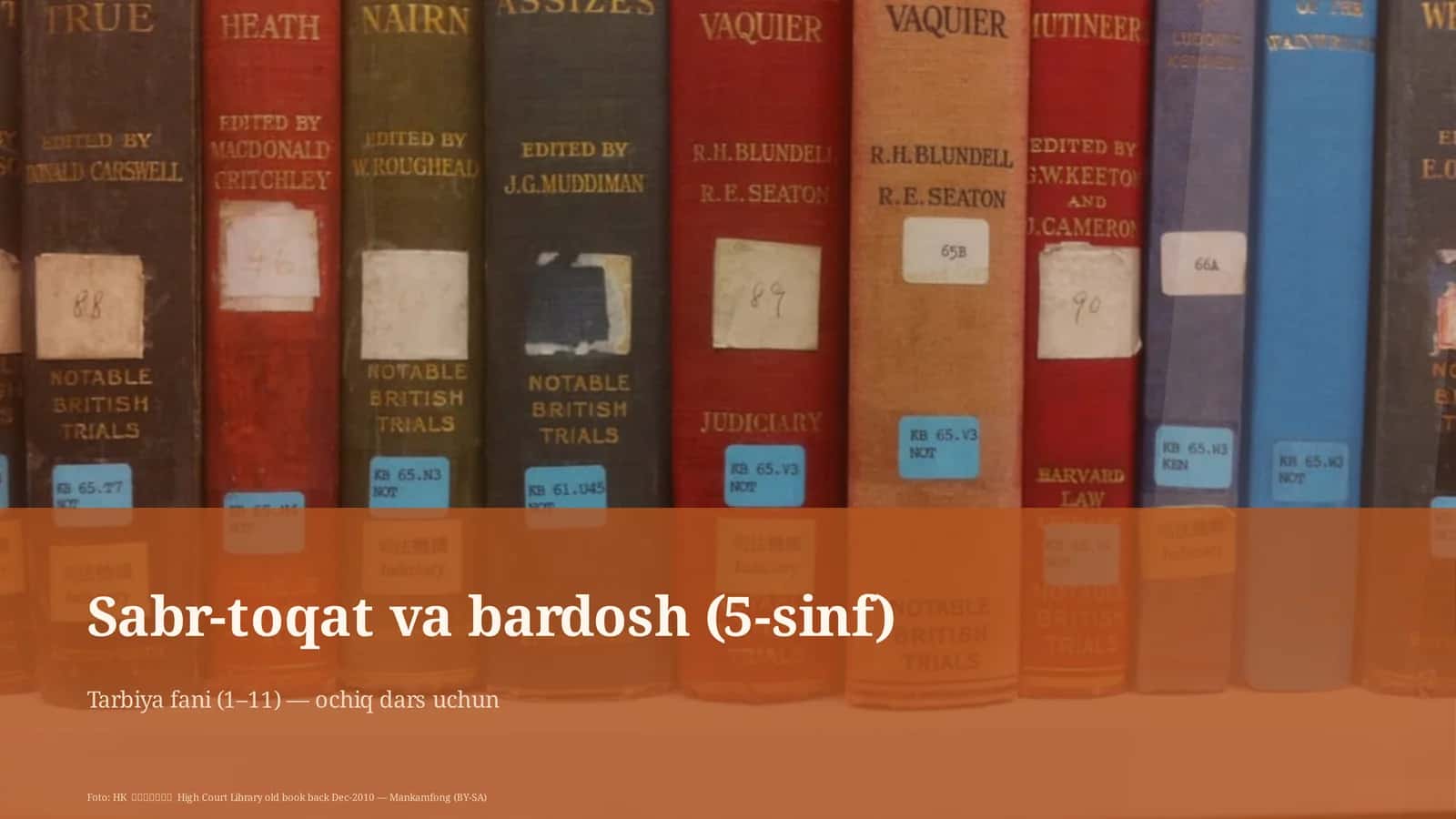 Sabr-toqat va bardosh (5-sinf) 1