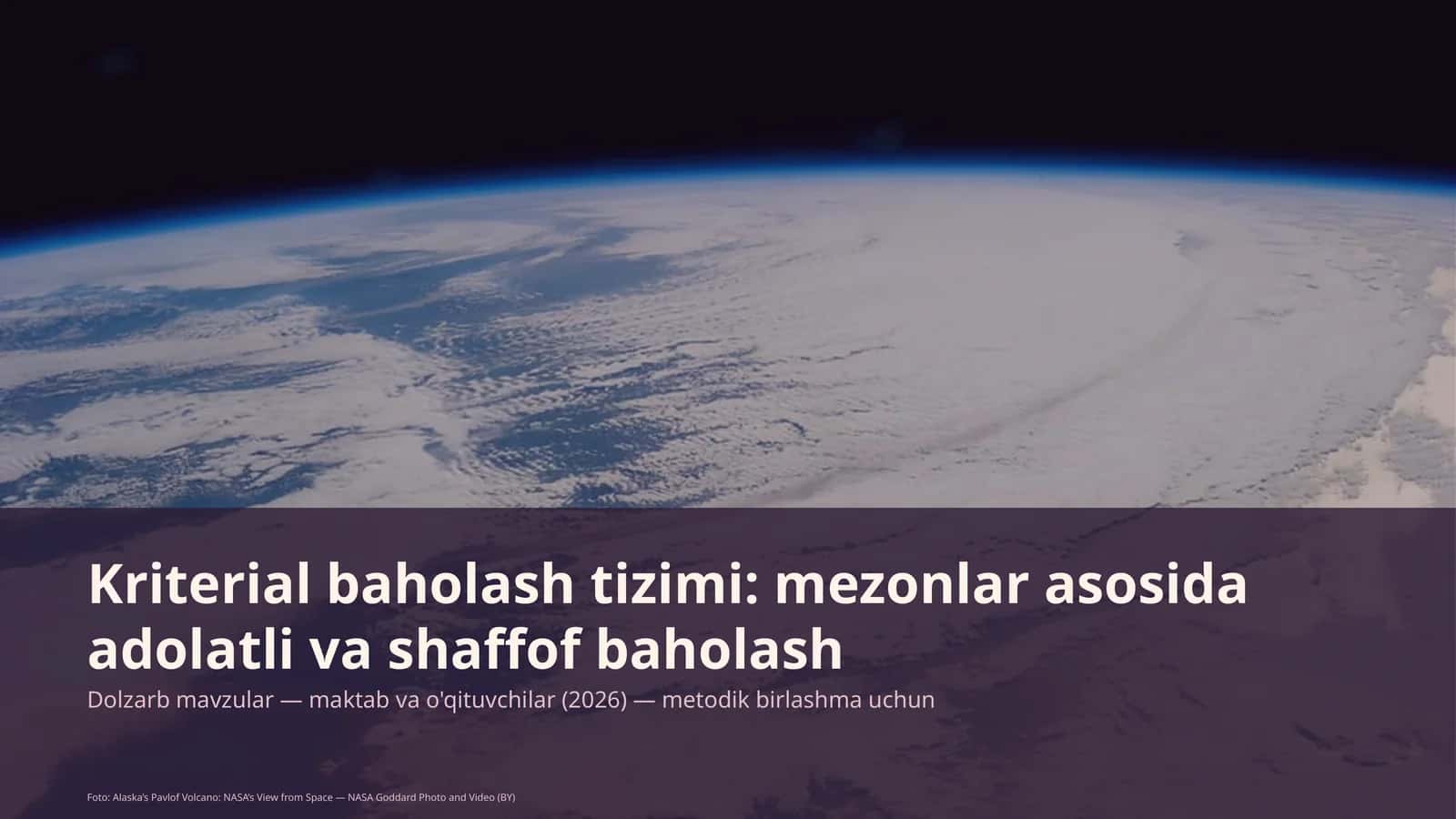 Kriterial baholash tizimi 1