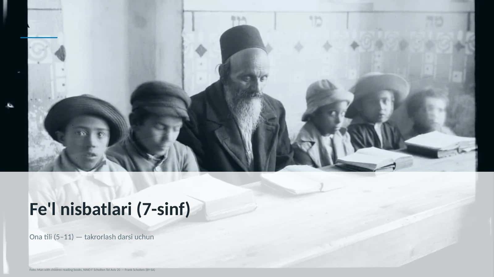 Fe'l nisbatlari (7-sinf) Ona tili (5–11) — takrorlash darsi uchun 1