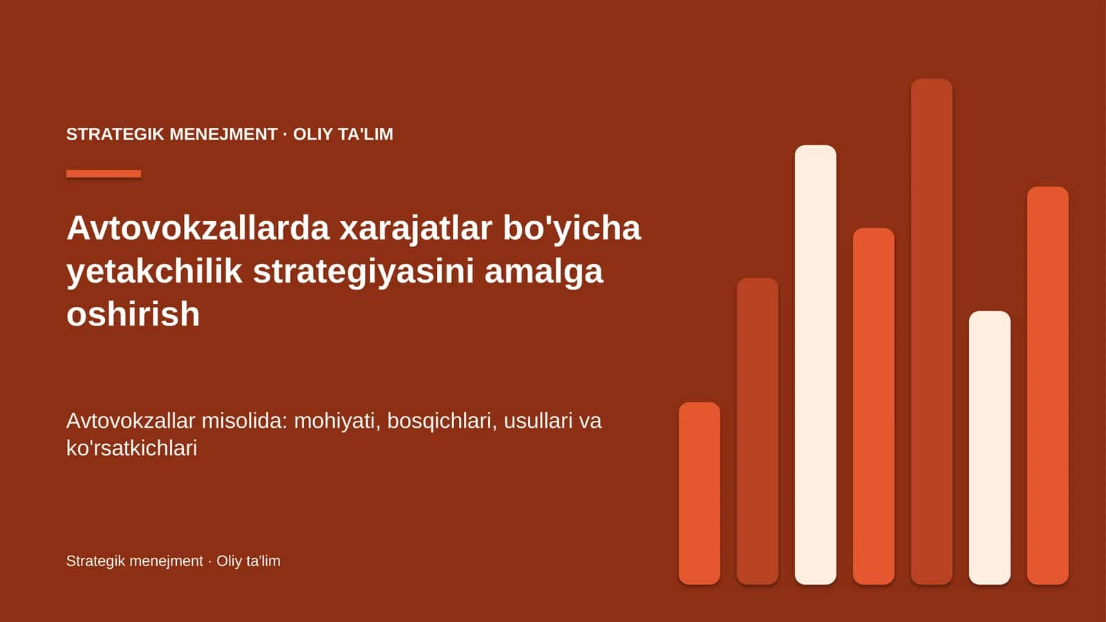 Xarajatlar bo'yicha yetakchilik strategiyasi: mohiyati 1