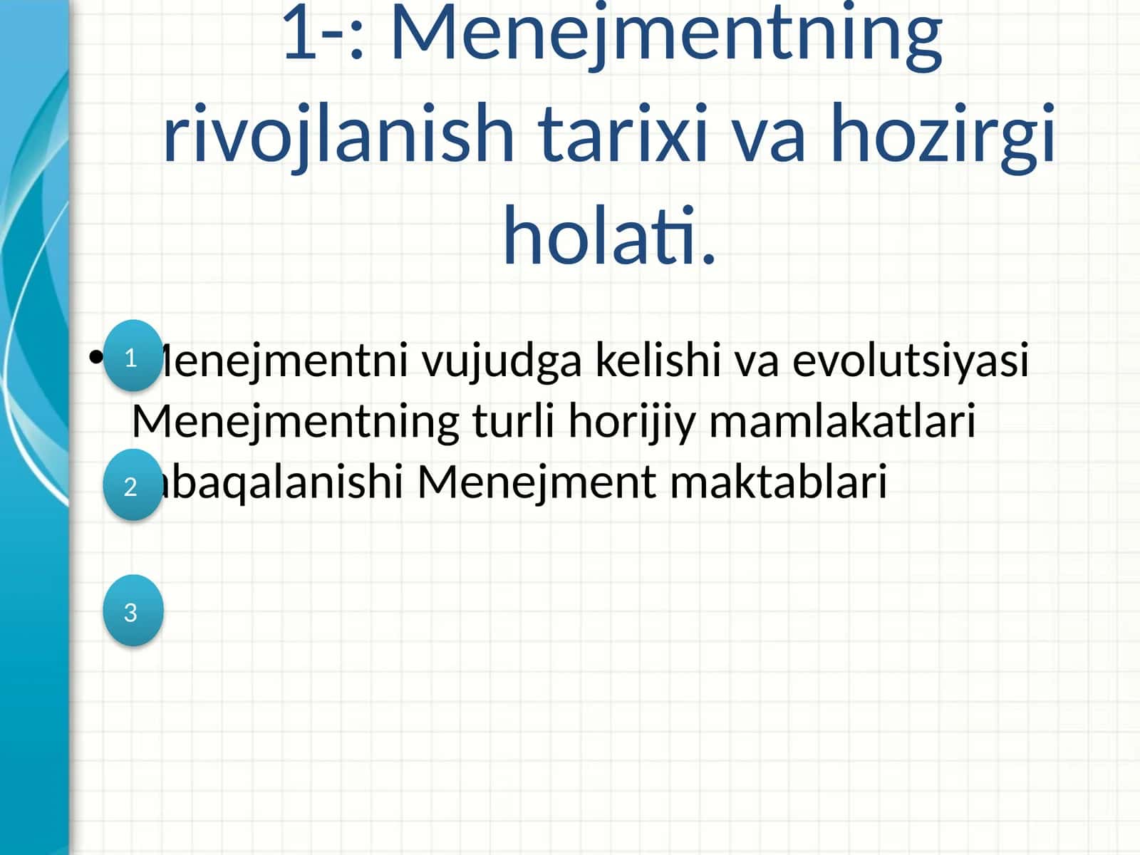 Menejmentning Turli Horijiy Mamlakatlari Tabaqalanishi 1