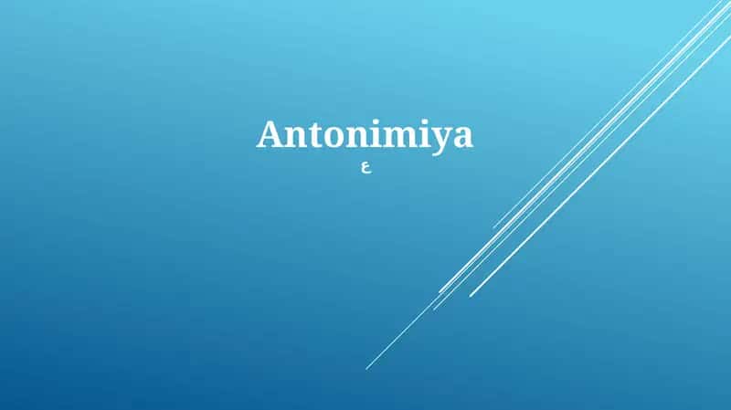Antonimiya 1