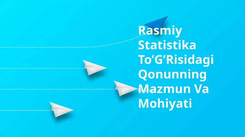 Rasmiy Statistika To’G’Risidagi Qonunning Mazmun Va Mohiyati 1