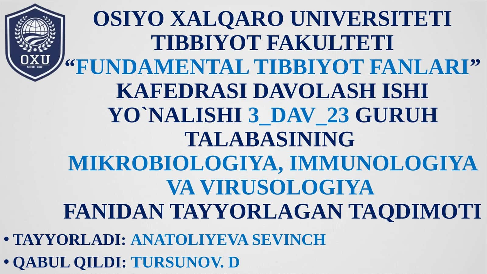 Leptospirozlar morfolojiyasi, strukturasi, tarqalganligi, keltirib chiqaruvchi kasalliklari, laboratoriya diagnostikasi 1