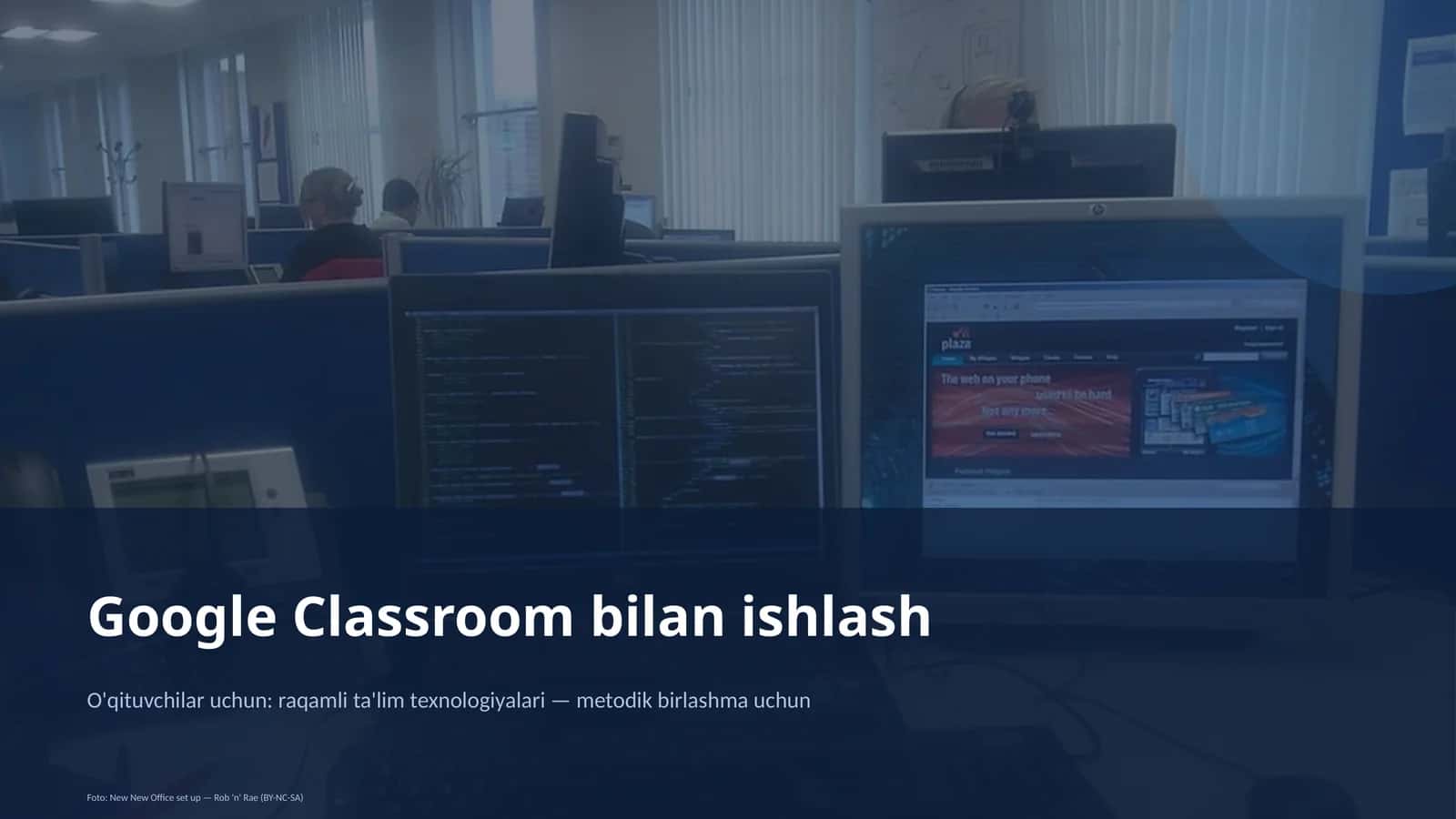 Google Classroom bilan ishlash 1
