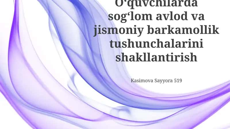 Jismoniy faoliyat va sport 1