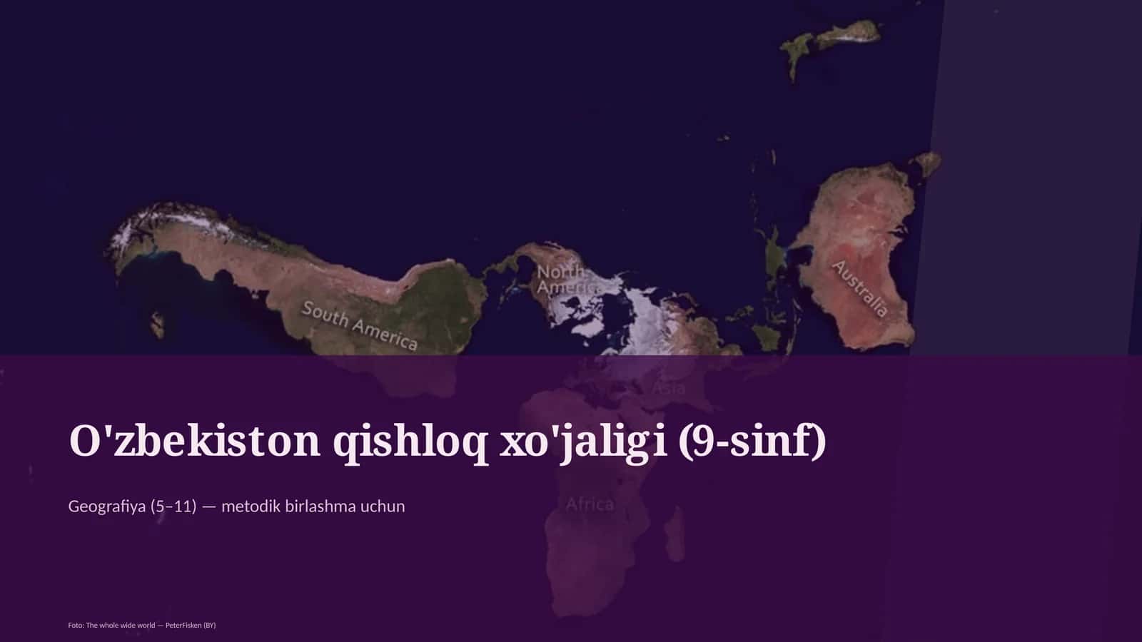 O'zbekiston qishloq xo'jaligi (9-sinf) 1
