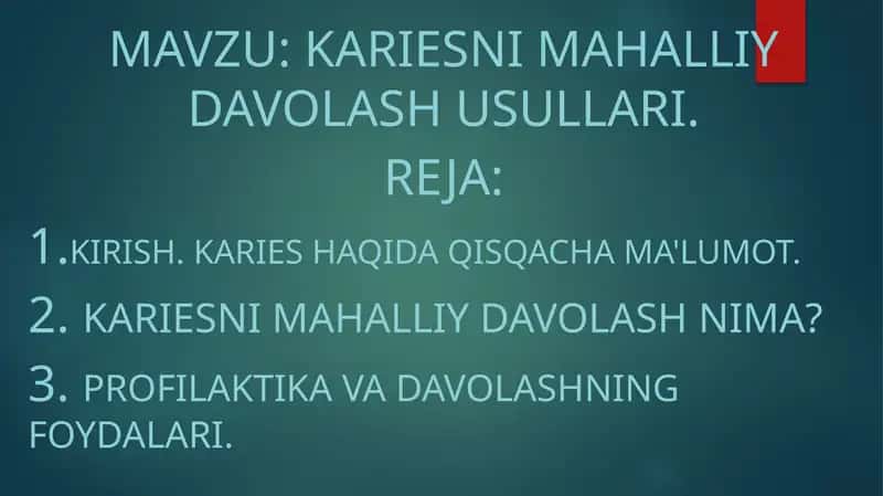 Kariesnimahalliydavolashusullari 1