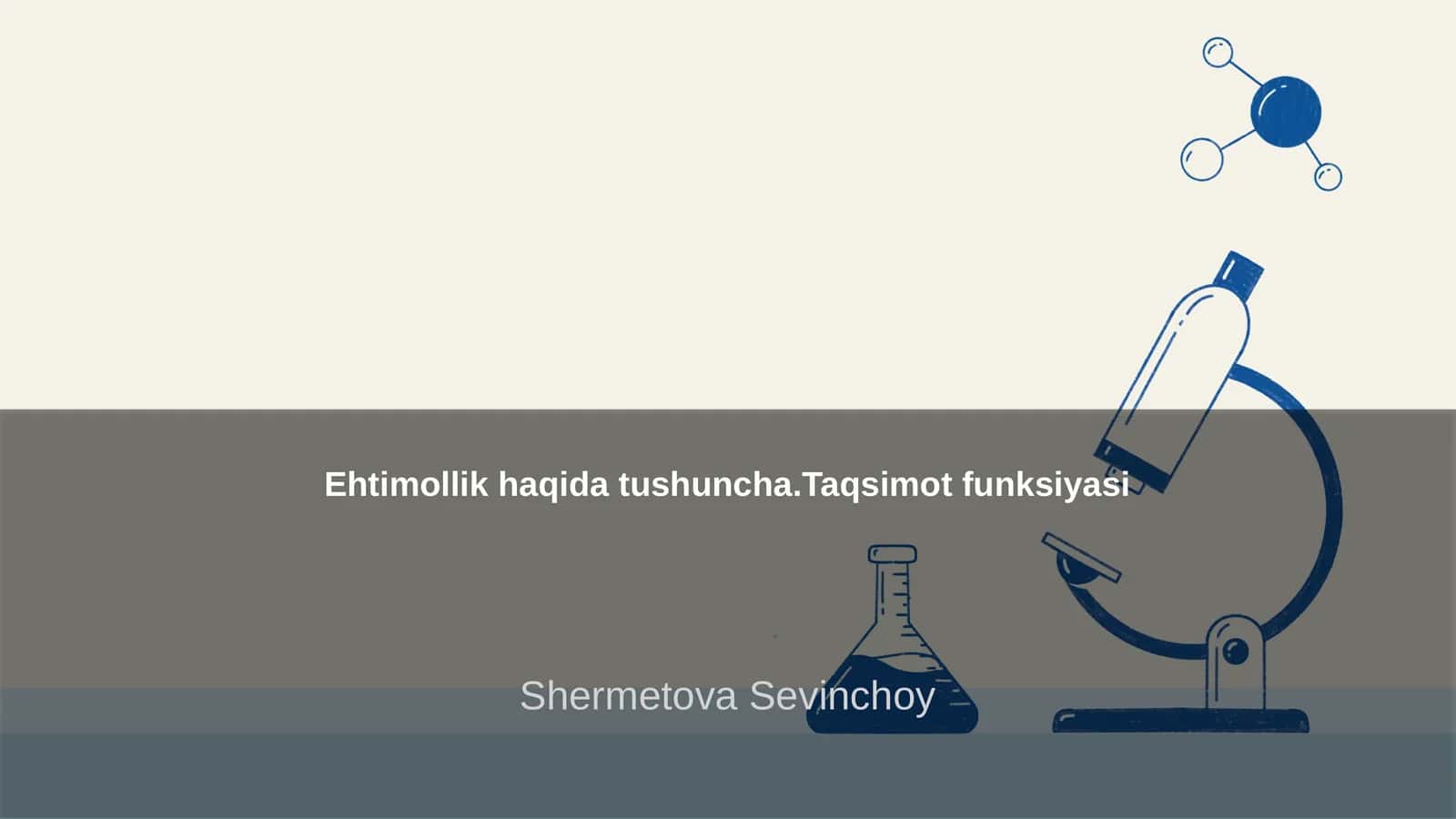 Ehtimollik haqida tushuncha 1