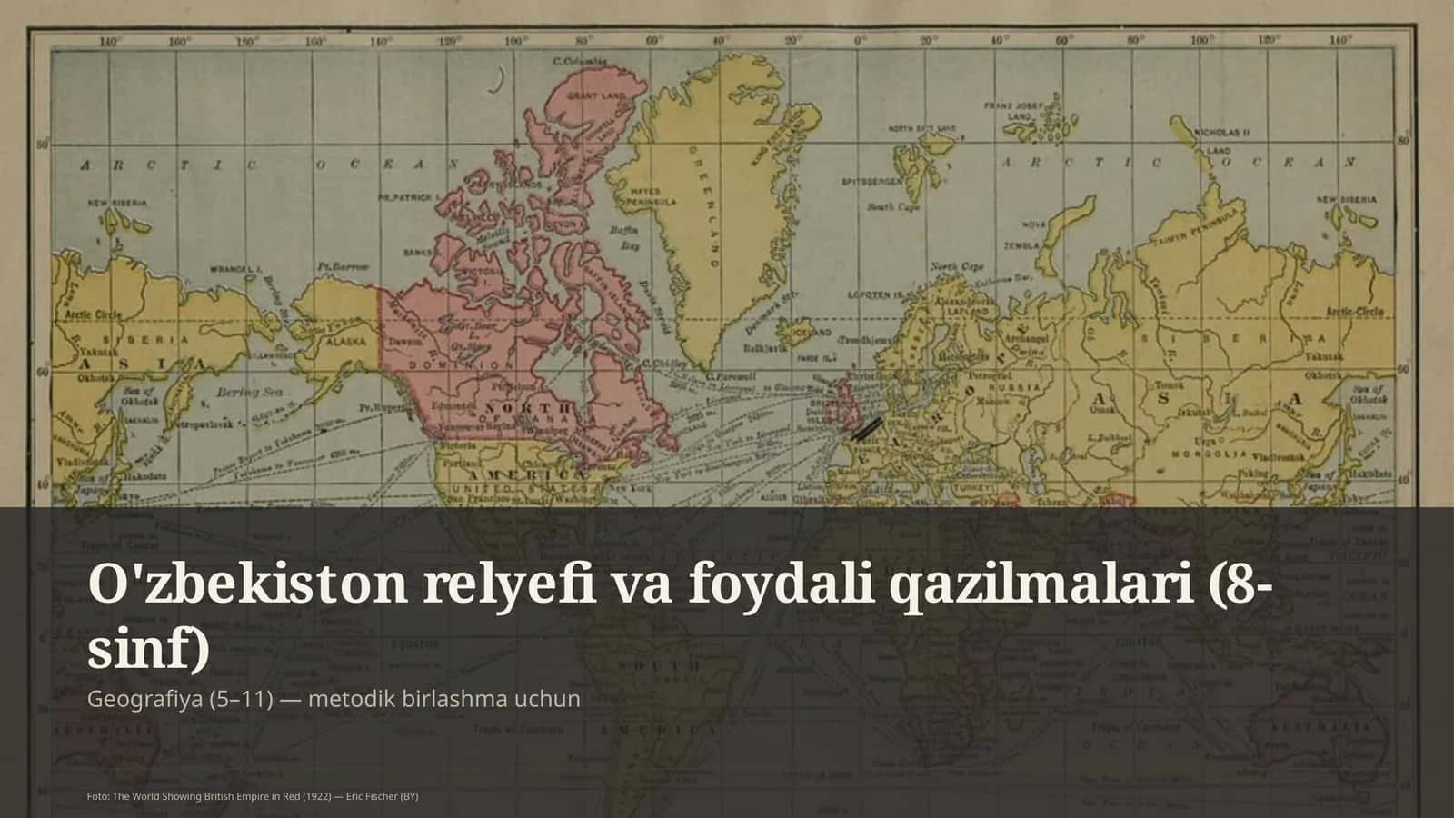 O'zbekiston relyefi va foydali qazilmalari (8-sinf) 1