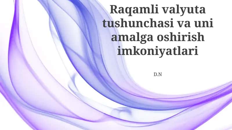 Markazlashtirilmagan Moliya (DeFi) 1