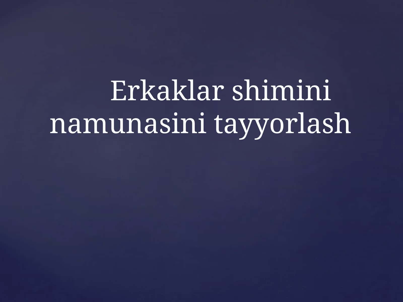 Klassik erkaklar shimlari (burmalarsiz) 1