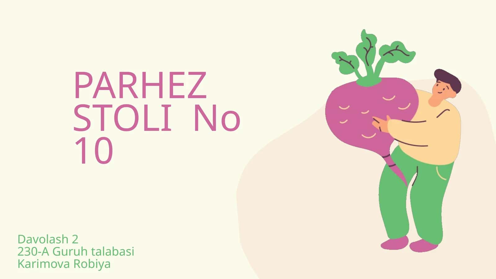 PARHEZ STOLI No 10 1