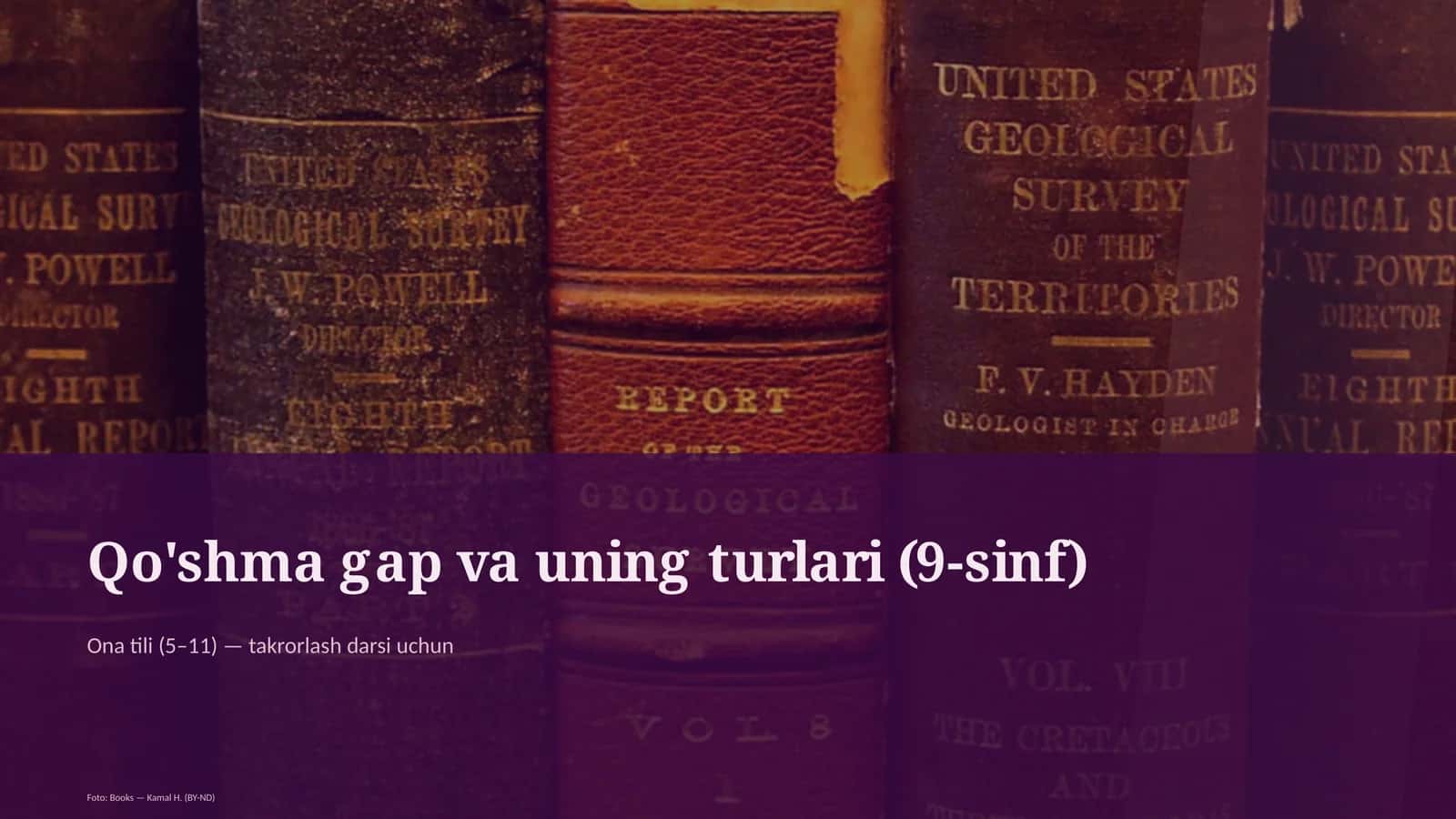 Qo'shma gap va uning turlari (9-sinf) 1